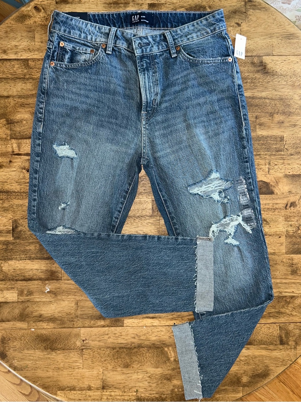 GAP Boyfriend Distressed Jeans
